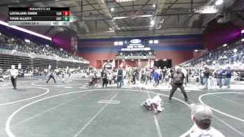 52 lbs Consi Of 4 - Lochlann Owen, Elbert County Wranglers vs Titus Elliott, Eastside United