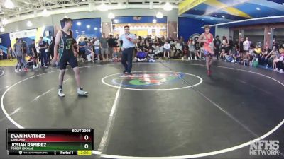 157 lbs Champ. Round 1 - Evan Martinez, Lakeland vs Josiah Ramirez, Forest (Ocala)