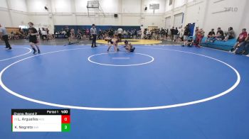 126 lbs Champ. Round 2 - Landin Arguelles, Hesperia vs Kobe Negrete, Wright WA