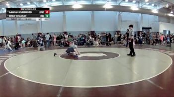113-119 lbs Semifinal - Emily Bradley, Osprey Wrestling Club vs Aaliyah Cummings, New River Wrestling Club