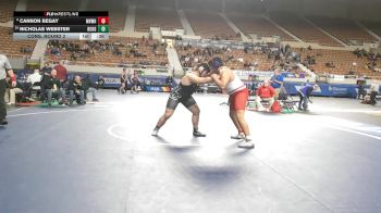 287-D1 Cons. Round 2 - Nicholas Webster, Boulder Creek High School vs Cannon Begay, Mountain View (Mesa) High School