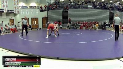 132 lbs Placement Matches (8 Team) - LT Hawkins, Crown Point vs Caleb Schaefer, Evansville Mater Dei