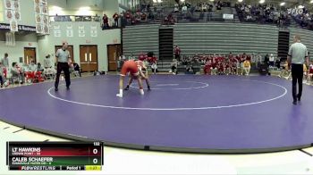 132 lbs Placement Matches (8 Team) - LT Hawkins, Crown Point vs Caleb Schaefer, Evansville Mater Dei