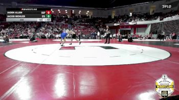 285 lbs Semifinals (8 Team) - Jaden Allen, SAND SPRINGS vs Jacob Mohler, STILLWATER