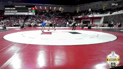 285 lbs Semifinals (8 Team) - Jaden Allen, SAND SPRINGS vs Jacob Mohler, STILLWATER