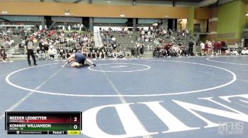 215 lbs Quarterfinals (8 Team) - Konway Williamson, SALINA vs Reeder Ledbetter, CASCIA HALL