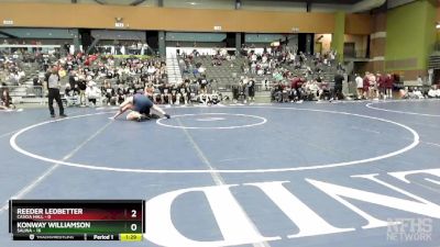 215 lbs Quarterfinals (8 Team) - Konway Williamson, SALINA vs Reeder Ledbetter, CASCIA HALL