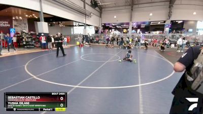 52 lbs Quarterfinal - Sebastian Castillo, Takedown Elite Wrestling vs Yusha Gilani, Gracie Barra Westchase Wrestling Club