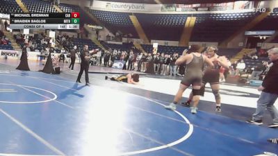 215 lbs Consi Of 4 - Michael Brennan, Carver vs Braiden Bagloe, Northbridge