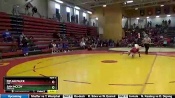 149 lbs Semifinal - Dylan Falck, Coe vs Sam McCoy, Simpson