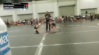 52 lbs Round 1 (3 Team) - Zane Enriquez, Takedown Elite vs Carter Yates, Ringgold