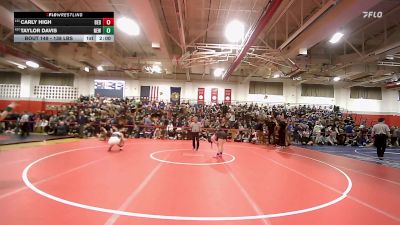 138 lbs Quarterfinal - Carly High, Bedford vs Taylor Davis, Newport