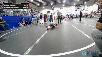 60 lbs Consolation - Manuel Franco, Norman Grappling Club vs Maximus Crawford, Southmoore SaberCats Wrestling