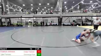 120 lbs Rr Rnd 3 - Dawson Johnson, Crass Trained vs Tyler Ferrara, Chenango Forks