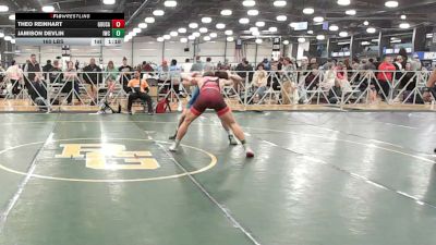 160 lbs Rr Rnd 1 - Theo Reinhart, Ground Up USA (RED) - HSB vs Jamison Devlin, Immortals Gold - HSB