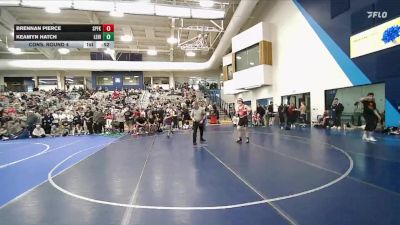 165 lbs Cons. Round 4 - Brennan Pierce, Spanish Fork vs Keamyn Hatch, Lehi