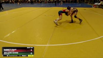 84 lbs Champ. Round 1 - Barrett Foley, Watertown-Mayer vs Benjamin Schmid, Mille Lacs