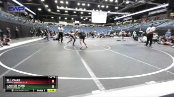110 lbs Round 2 (6 Team) - Eli Jonas, Kansas Warriors 1 vs Carter York, Untouchables