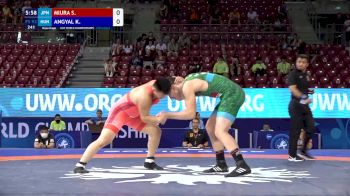 92 kg Repechage #2 - Satoshi Miura, Japan vs Krisztian Angyal, Hungary
