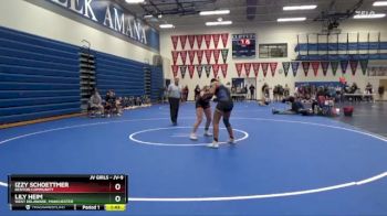 JV-9 lbs Round 3 - Izzy Schoettmer, Benton Community vs Lily Heim, West Delaware, Manchester