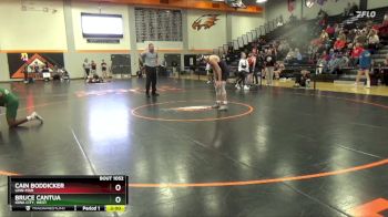 138 lbs Quarterfinal - Cain Boddicker, Linn-Mar vs Bruce Cantua, Iowa City, West