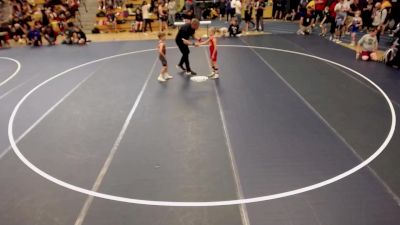56-59 lbs Champ. Round 2 - Owen Slinker, IA vs Von Lalonde, IA