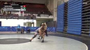 197 lbs Champ. Round 2 - Kevin Shaw, Huntingdon vs Troy Galloway, Simpson