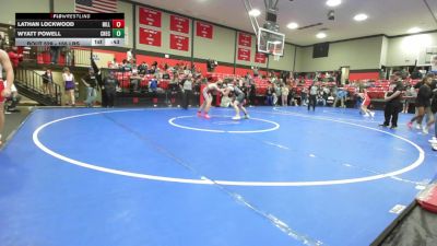 155 lbs Consi Of 8 #2 - Lathan Lockwood, Hilldale vs Wyatt Powell, Checotah