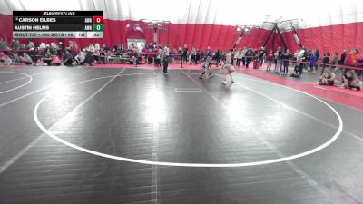 14U Boys - 88 lbs Cons. Round 2 - Carson Eilbes, Askren Wrestling Academy vs Austin Helms, Askren Wrestling Academy