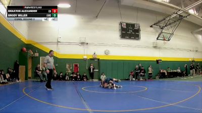 106 lbs Cons. Round 2 - Braxton Alexander, Colerain vs Brody Miller, Licking Valley High School