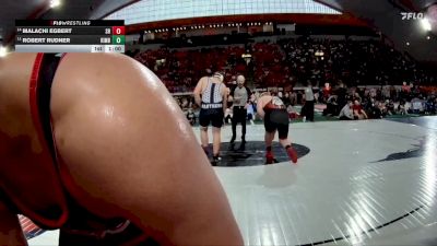 4A 285 lbs Cons. Round 1 - Malachi Egbert, Snake River vs Robert Rudner, Kimberly