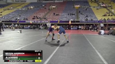 149 lbs Quarters & 1st Wb (16 Team) - Bryson Anderson, Missouri Valley vs Jr Downing, Corban University