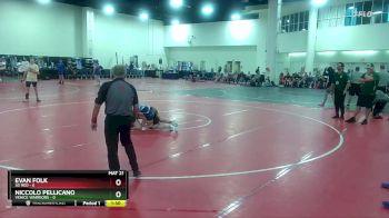 120 lbs Round 4 (6 Team) - Evan Folk, SD Red vs Niccolo Pellicano, Venice Warriors