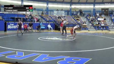 165 lbs Cons. Round 2 - Cannon Carey, Labette Community College vs Ty Leedy, Neosho County Community College