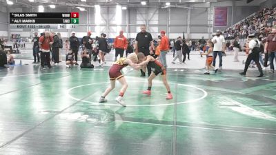 56 lbs Cons. Sub-semis - Ali'i Marks, Team Aggression Wrestling Club vs Silas Smith, White River Hornets Wrestling Club