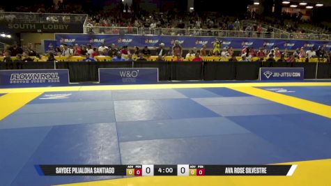 Ava Rose Silvestre vs Saydee Pilialoha Santiago 2026 Pan Kids Jiu-Jitsu IBJJF Championship