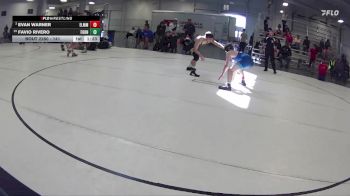 141 lbs Semifinal - Evan Warner, Bennington High School Wrestling vs Favio Rivero, Rocks Wrestling Club