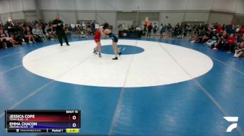 132 lbs Quarters & 1st Wb (16 Team) - Jessica Cope, Texas Blue vs Emma Chacon, Arizona Black