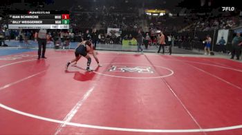 132 lbs Champ. Round 3 - Billy Weisgerber, Mead vs Eian Schwecke, Moscow