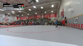 113 lbs Quarterfinal - Devin Delegarito, Farmington vs Josiah Orozco, Fort Lupton