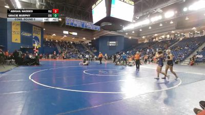 120 lbs Cons. Round 5 - Gracie Murphy, Council Rock South vs Abigail Naddeo, Paramus Catholic