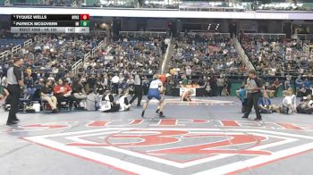 4A 150 lbs Cons. Round 1 - Patrick McGovern, Maiden High School vs Tyquez Wells, North Pitt High School