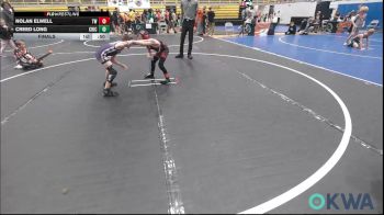58 lbs Final - Nolan Elwell, Tuttle Wrestling vs Creed Long, Chickasha Youth Wrestling