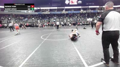 148 lbs Quarterfinal - Patrick York, Station Camp vs Barret Speck, King Select Wr Ac