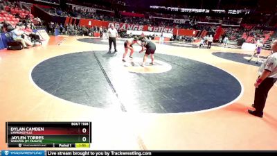 1A 285 lbs Champ. Round 1 - Dylan Camden, Lawrenceville vs Jaylen Torres, Wheaton (St. Francis)