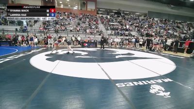 U23 Women - 59 lbs Champ. Round 2 - Tiyanna Mack, SC vs Larissa Kaz, WI