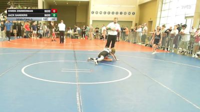 63-M lbs Semifinal - Owen Zimmerman, Mat Assassins vs Jack Sanders, Mat Assassins