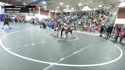 113 lbs Cons. Round 1 - Cedrick Leung, Webb vs Johnny Bugarin, Colony