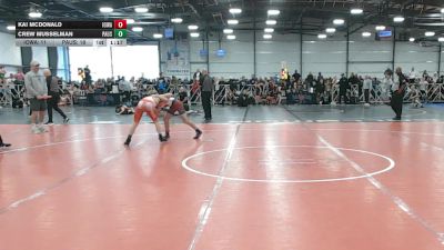 96 lbs Round 1 (9am Saturday) - Crew Musselman, PA USA vs Kai Mcdonald, Iowa Black