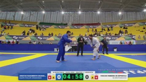 JONATAS NASCIMENTO SALDANHA vs VINICIUS FERREIRA DE ESPINDULA 2026 FPJJ Circuito Paulista GI Etapa 3